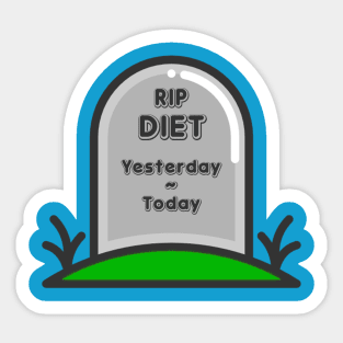 Rip Diet Sticker